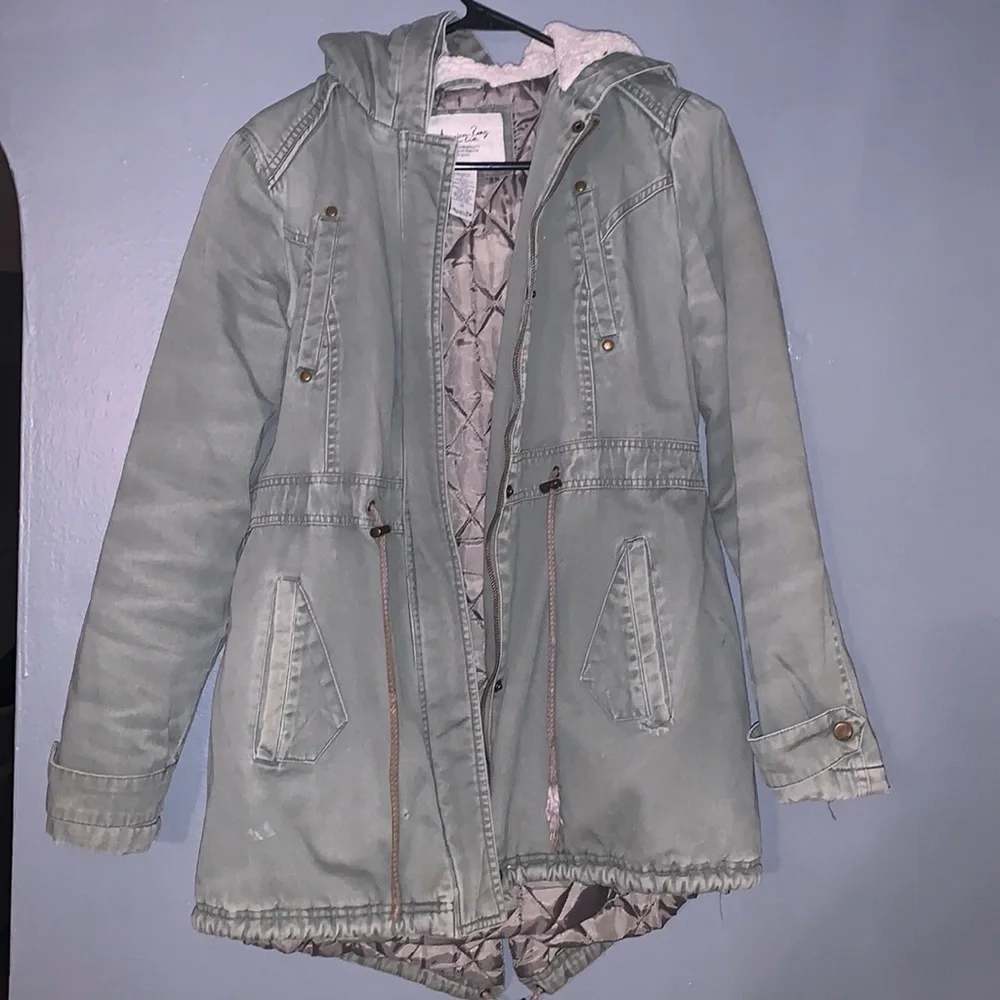 American rag jacket. Sized small. Army green. - Picture 1 of 8
